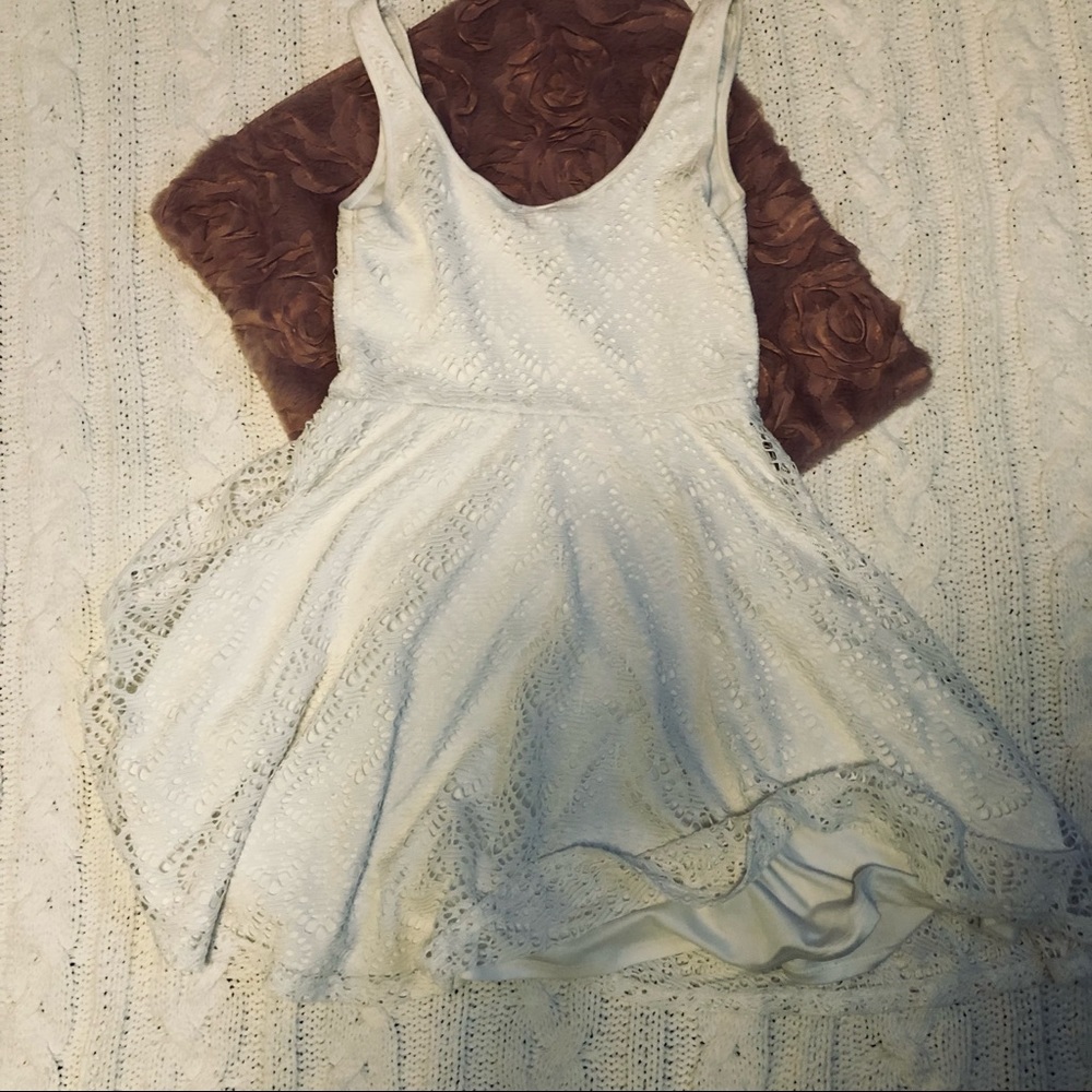 Aeropostale small white sleeveless mini dress - Picture 7 of 8